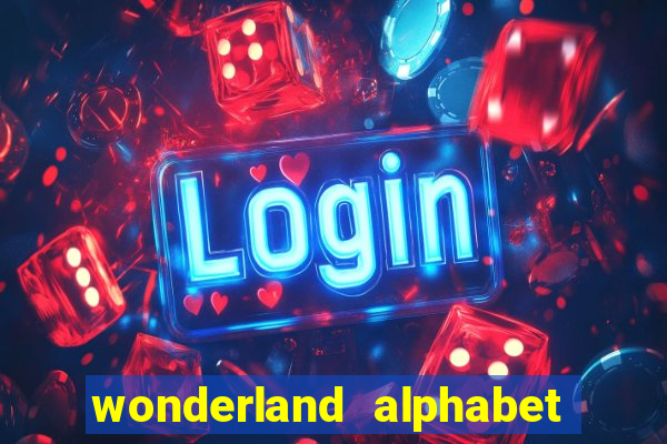 wonderland alphabet comic studio